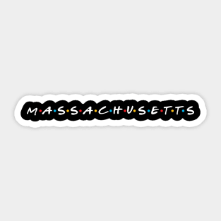 Massachusetts Friends Sticker